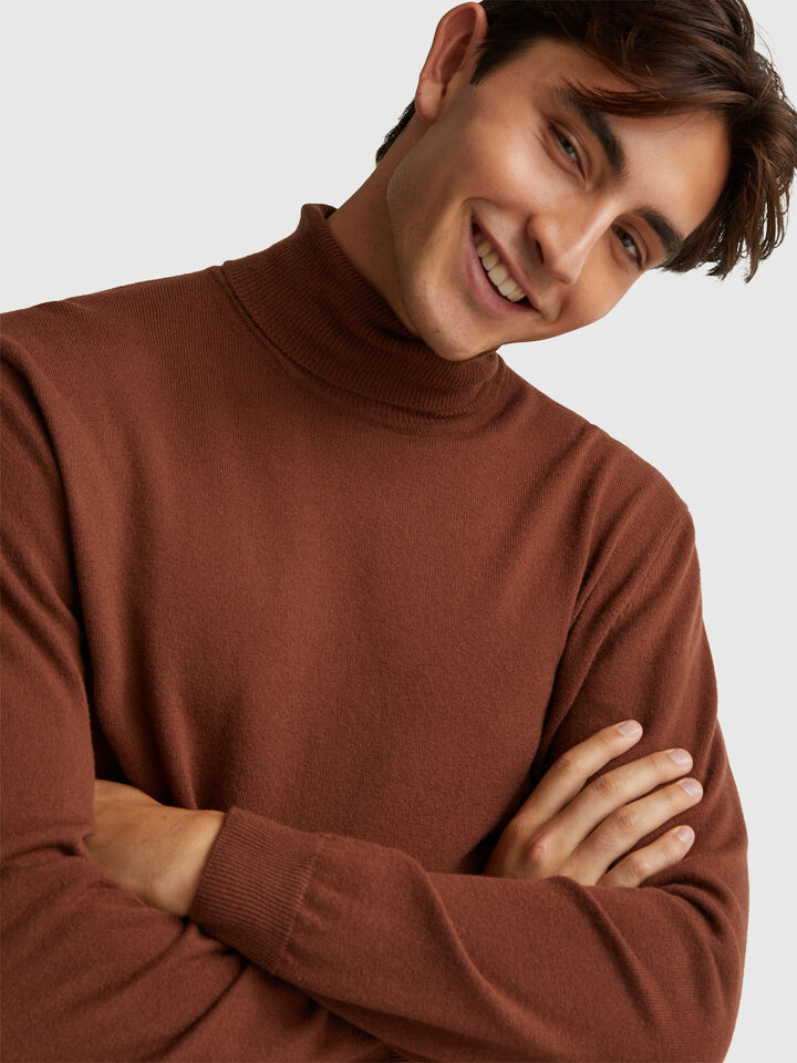 TURTLE NECK SWEATER Men image number 4